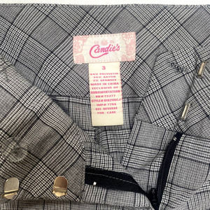 Candie's Gray plaid Bermuda Shorts